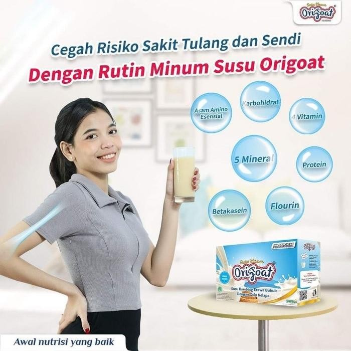 

(Expert) Susu kambing Etawa bubuk origoat platinum untuk tulang tinggi kalsium 250 gr.
