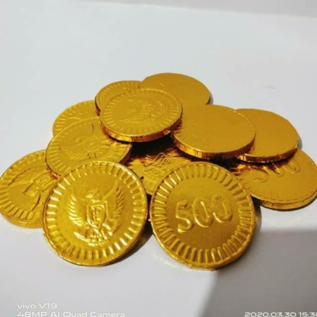 

(Expert) Coklat Koin Emas Dollar isi 200pcs