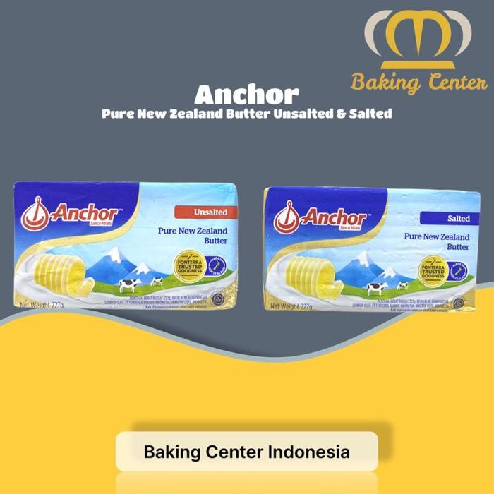 

(Expert) Anchor Pure New Zealand Butter Salted dan Unsalted - Butter Anchor Salted dan Unsalted