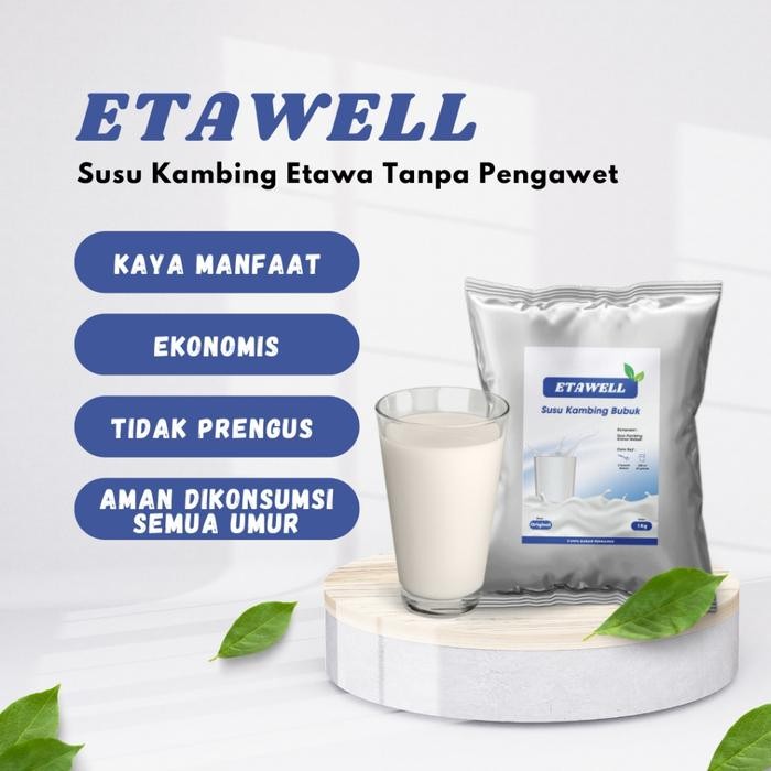 

(Expert) Etawell - Susu Kambing Bubuk Vanilla 1000 Gr