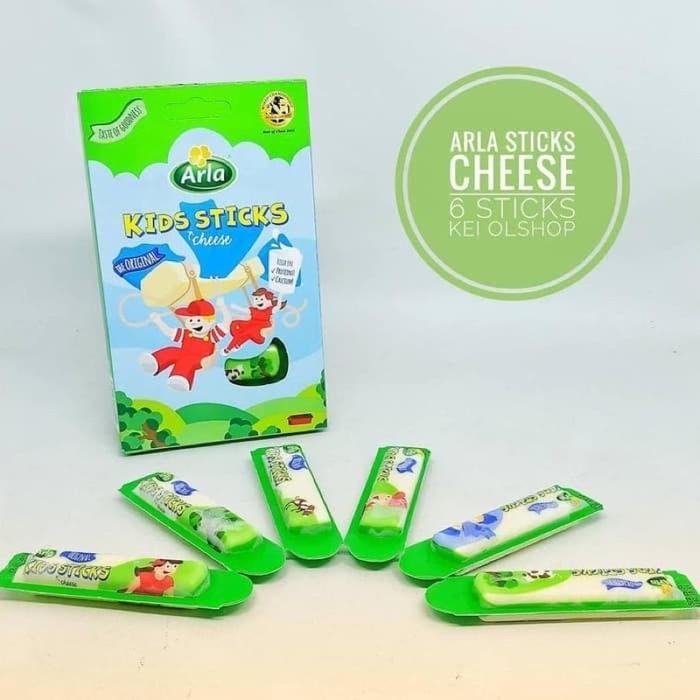 

(Expert) Arla Kids Stick isi 6pc tanpa box luar (tanpa dus) / Arla Stick cheese / Keju mpasi