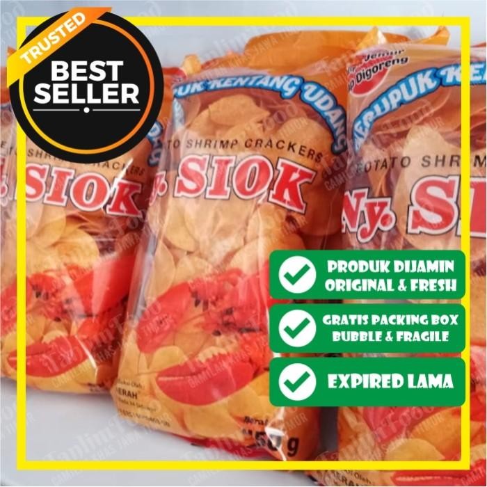 

(Expert) Ny. Siok - Krupuk Kerupuk Kentang Udang Mentah 450gr