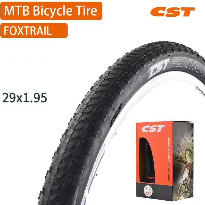 BAN LUAR SEPEDA MTB CST 29X1.95 FOXTRAIL RACE ULTRALIGHT KEVLAR BLACK