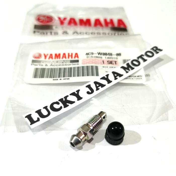 Nepel Baut Stelan pembuangan Angin caliper depan rx king Mio Jupiter J