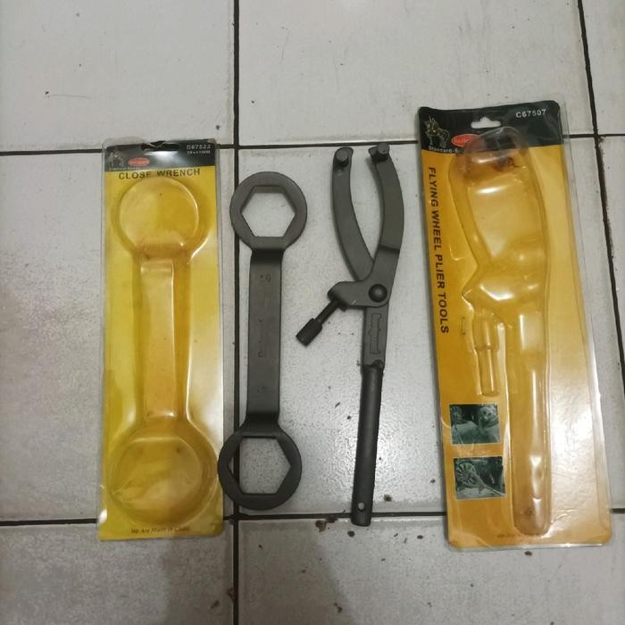 Terlaris kunci set treker CVT tahanan kopling motor matic Depan belakang dan kunci mur kopling 39x41