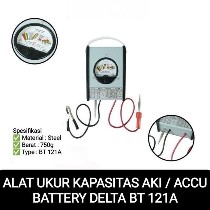 Baterai Battery Batere Tester DELTA FUKUSHIMA Alat Tes Aki Accu Analog