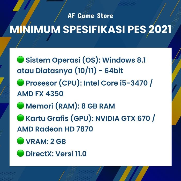 New Product Flashdisk Isi Game Pes 2021 Update 2025 [Pc/Laptop] Fd