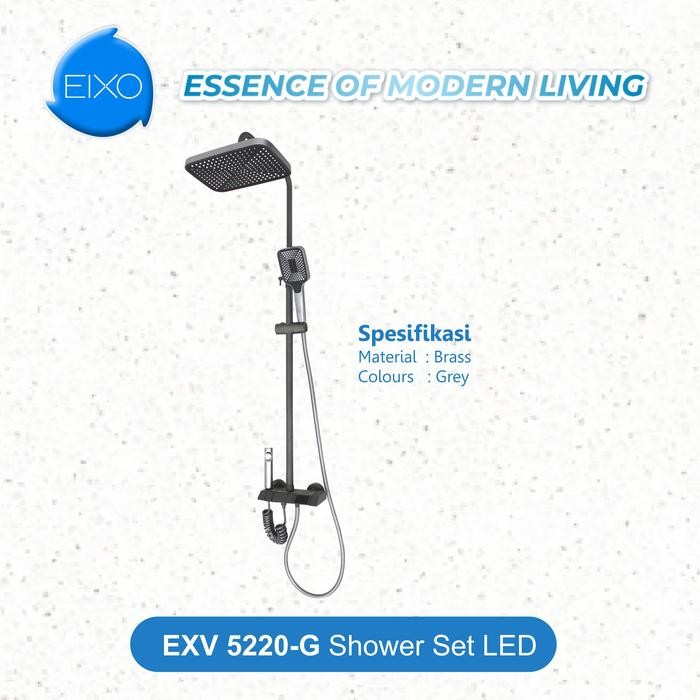 EIXO VITARA Shower Column Set EXV 5220 Panas Dingin LED Display