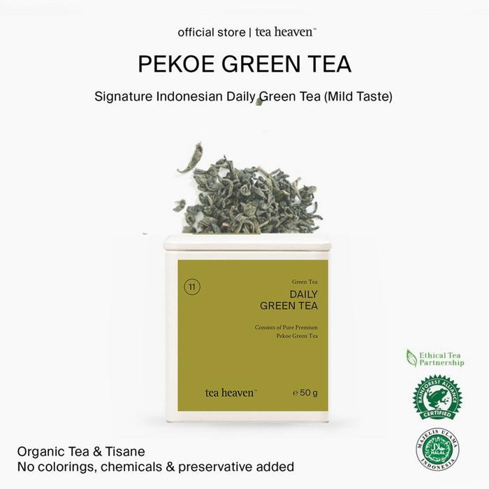 

Teh Hijau Premium Organik Organic Daily Green Tea Leaves