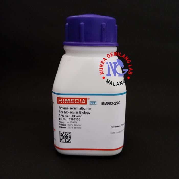

terlaris BSA Bovine Serum Albumin Himedia MB083-25G ECER