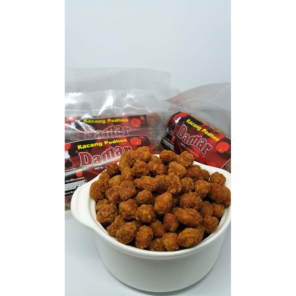 

terlaris Kacang Telor Pedas Damar 120gr