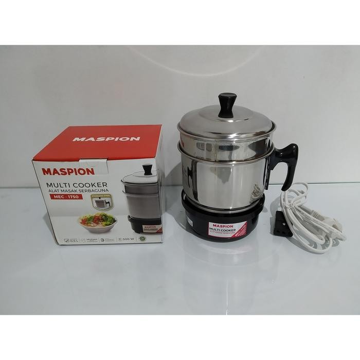 Panci Listrik Maspion Mec 2750 Multi Elektrik Cooker 0.7 Liter