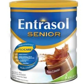 

ENTRASOL SENIOR RASA COKELAT 400 GR - RAJA SUSU