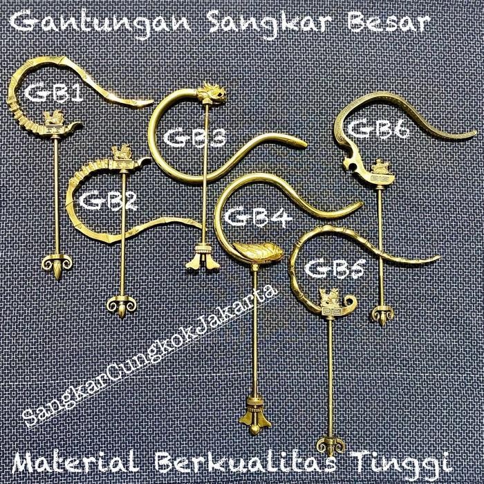 Gantungan Besar Lipat Kuningan Sangkar Hwamei Murai Anis Cungkok