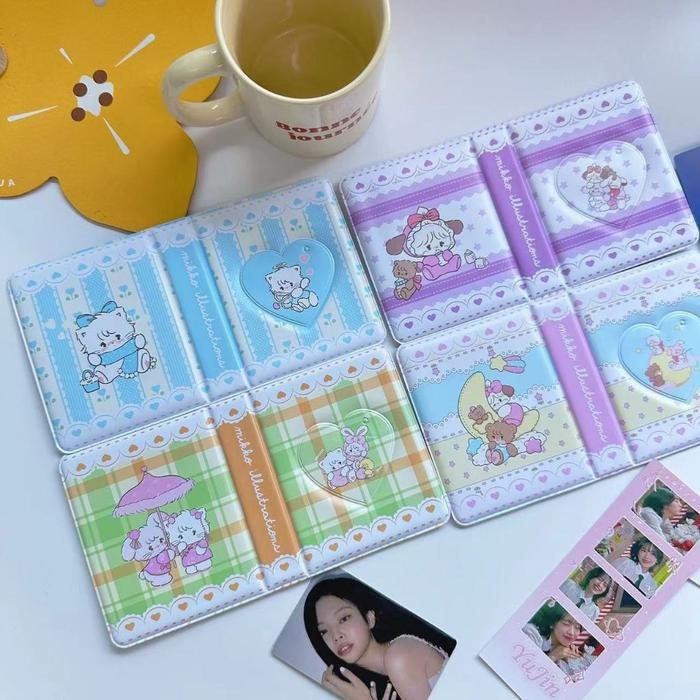 

Ins Korean 3 Inch Mini Photo Album 28/36/40 Pockets Mini Photo Holder For Star Kpop Lomo Card Bag