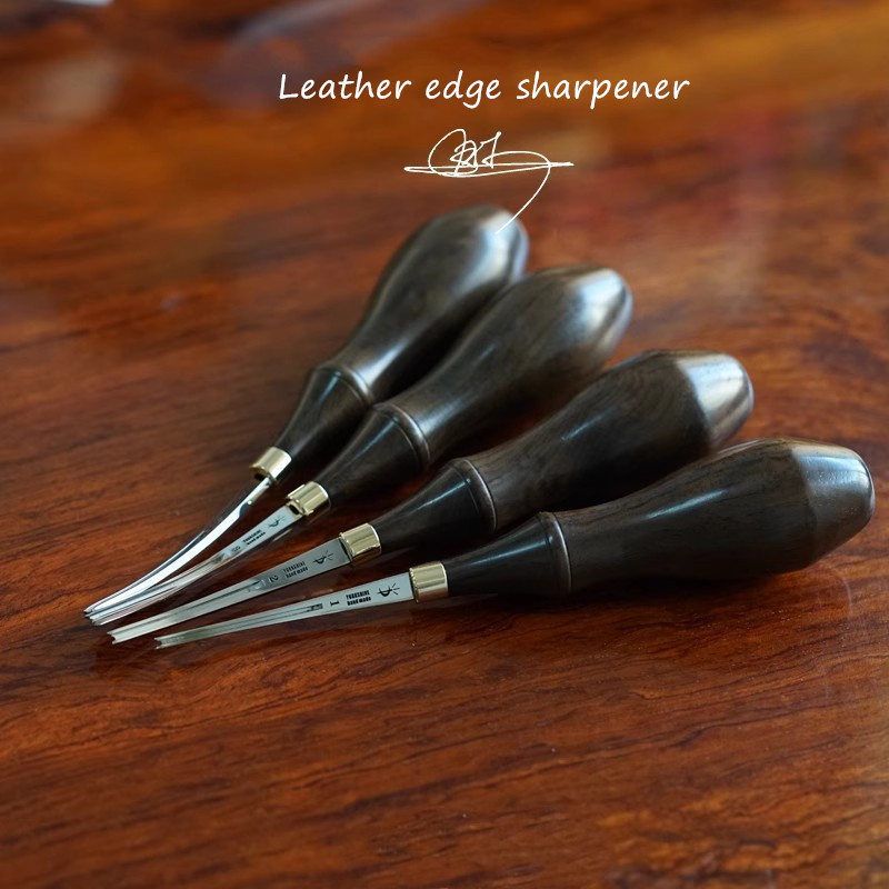 IMPORT YORKSHINE Professional Leather Edge Trimmer M390 Powder Steel Vegetable Tanning And Rounding