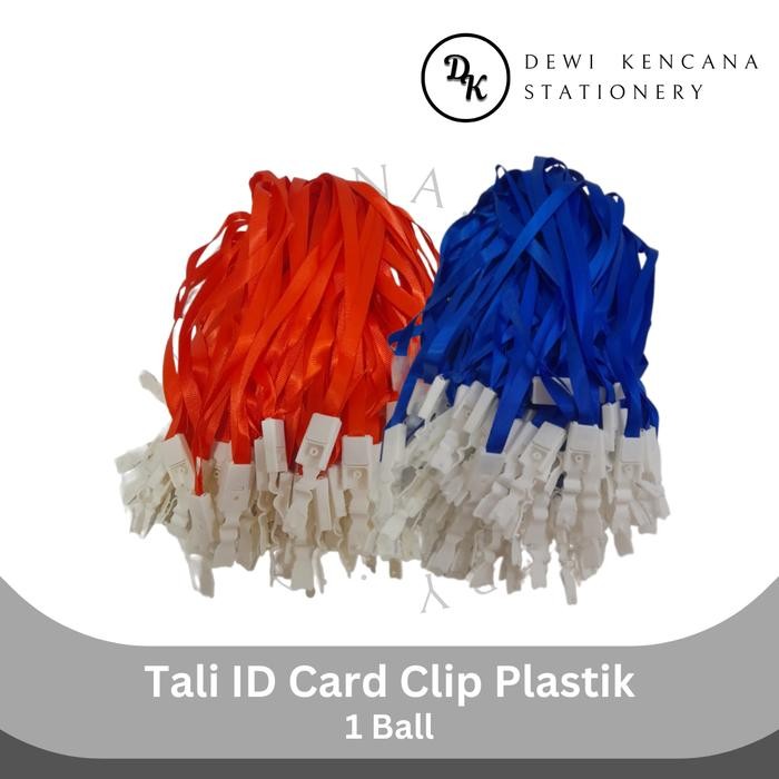 

TALI ID CARD LANYARD MODEL CLIP 1 BALL 100 PCS
