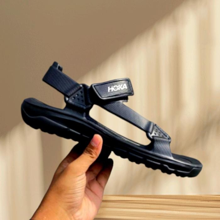 Credifox New - Sandal Gunung Outdoor Hoka Pria Bahan Eva Original Sendal Selop Kasual Shoes Karet