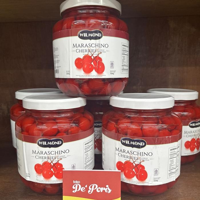 

Cherry Merah Tangkai Wilmond 1 Jar