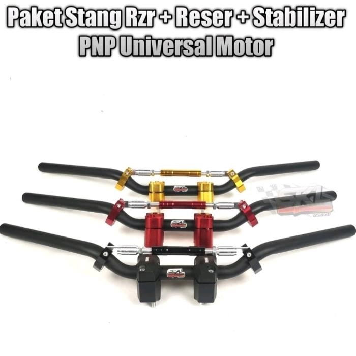 Paket Stang Rzr + Raiser + Plang Stang Pnp Vixion - Cbr 150R - Rx King