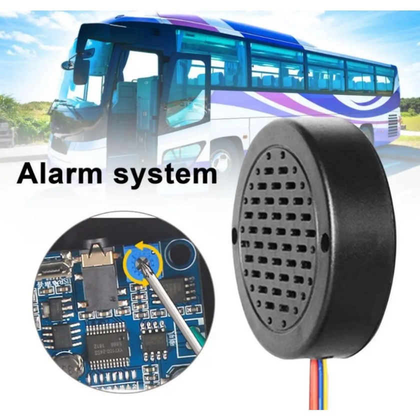 12-24V Car Start Voice Reminder Custom 4-channel Trigger Speaker Prompter Sound Alarm Reverse Siren