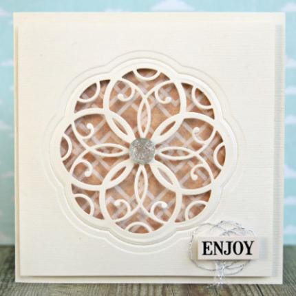 

METAL CUTTING DIES ROUND SET CETAKAN STENCIL METAL FOR CARDS ETC#169 KODE 784