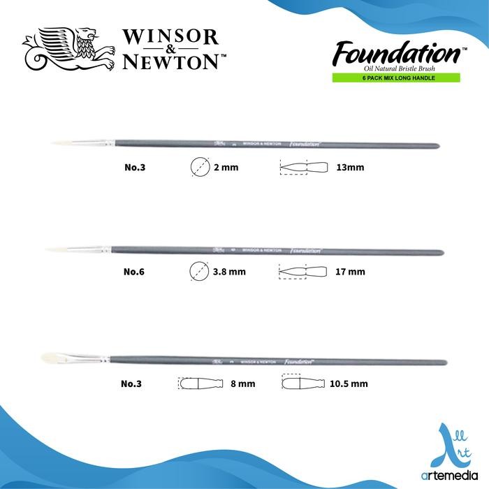 

Promo Kuas Lukis Winsor & Newton Foundation Set 6 Mix Bristle Brush Lh Terlaris