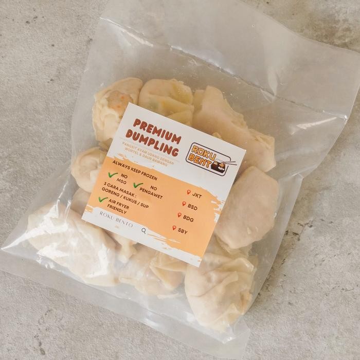 Premium Dumpling (Pangsit) Roku Bento Pasti Ori