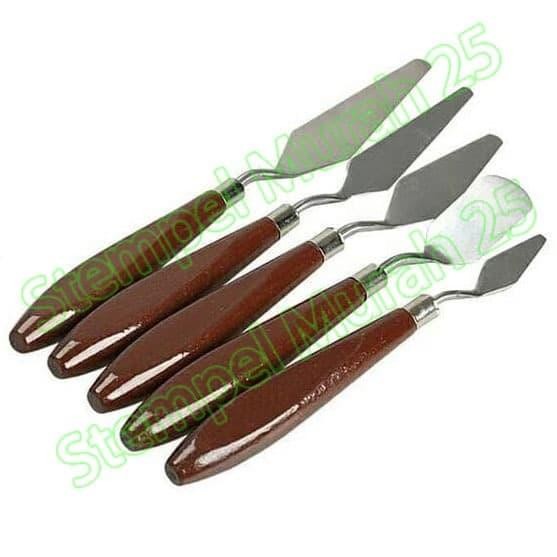 

Promo Pisau Palet / Painting Knife V-Tec Set (5 Pcs) Terlaris