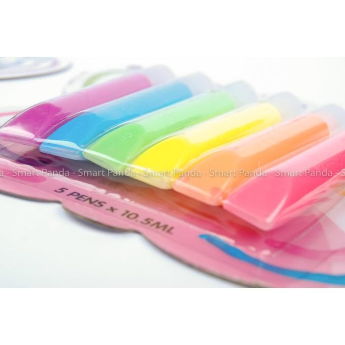 

3d pen metallic / cat timbul 6 warna kode 383