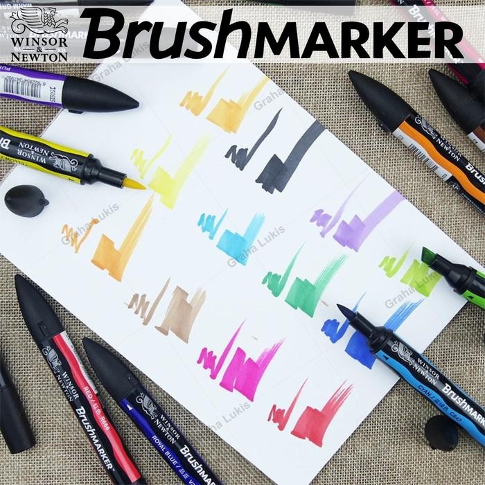 

winsor & newton brush marker - dijual satuan - varian 2 kode 451