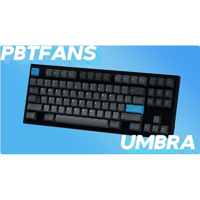 (Expert) PBTFans UMBRA - Cherry Profile Double Shot PBT Keycaps Set - KBDFans