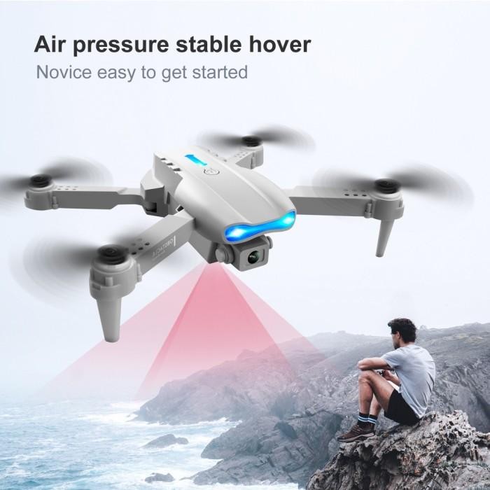 [Expret] Drone Mini Dengan Kamera 4K HD WiFi FPV Dual Camera Drone Posisi Visua
