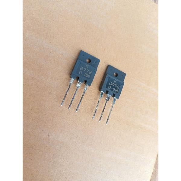 (Expert) TRANSISTOR B778 D998 ORIGINAL (SATU PASANG) TRANSISTOR D998