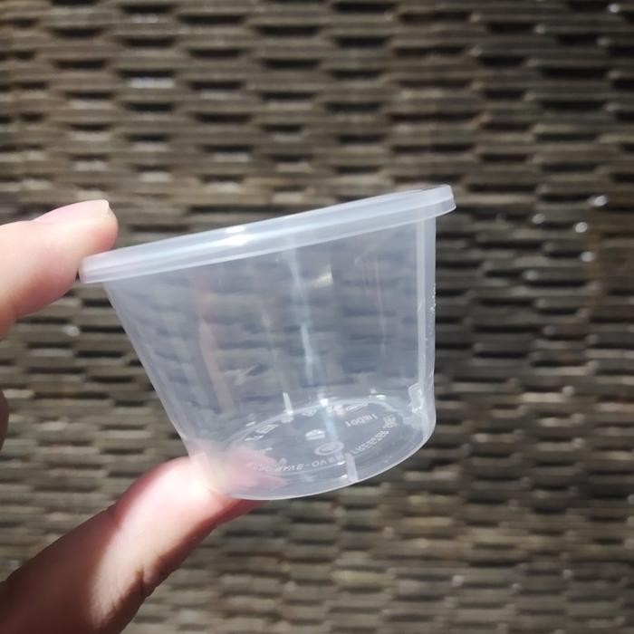 Thinwall Cup Klir 100ml mini - Cup Sambal klir 100 ml Mini - isi 25pcs