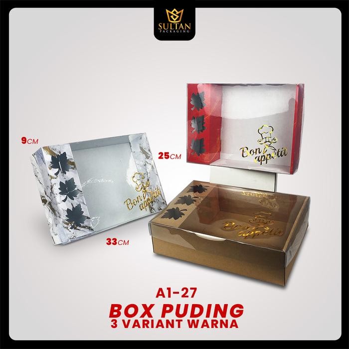 Kotak Kue Puding Mika Transparan - Dus Mika Puding - B74