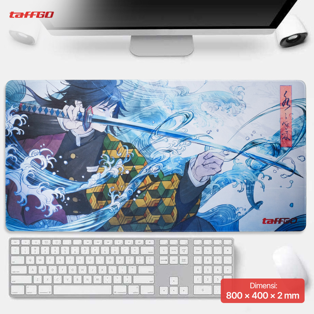 

TaffGO Gaming Mouse Pad XL Desk Mat Demon Slayer Theme 800x400x2mm - K-48
