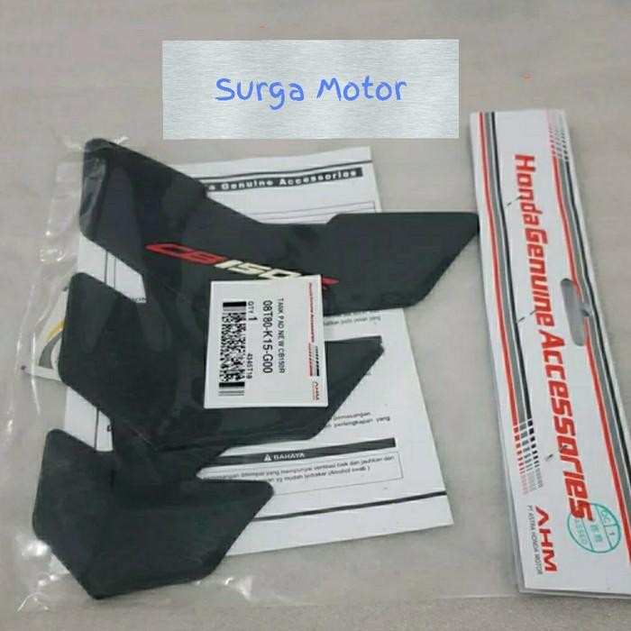 (Expert) Tank Pad tankpad New CB150R LED dan CB old ORI AHM . 08T80-K15-G00