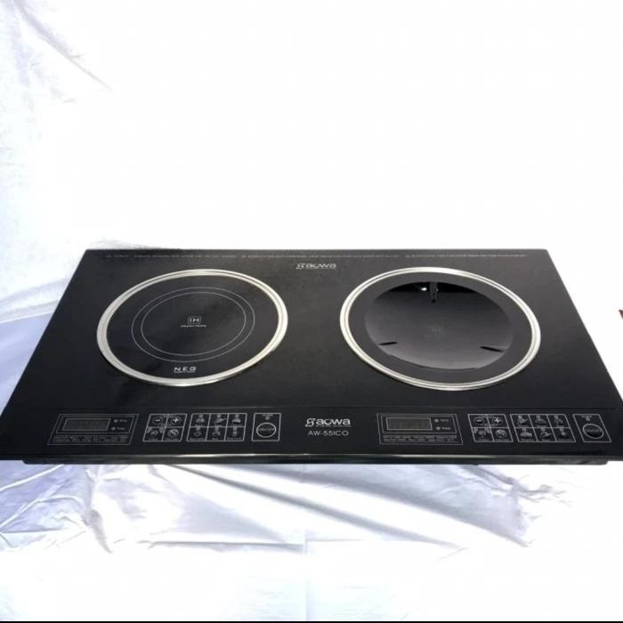 AOWA DOUBLE INDUCTION COOKER AW-55 ICO KOMPOR INDUKSI 2 TUNGKU