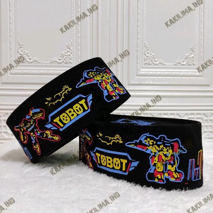 PECI SONGKOK KOPIAH HITAM ANAK LAKI LAKI MOTIF KARTUN KARAKTER TOBOT - PECI Kopeah ANAK-ANAK MODEL