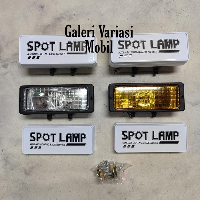 Foglamp Lampu Sorot Galaxy Kotak Bemper Depan Mobil Universal