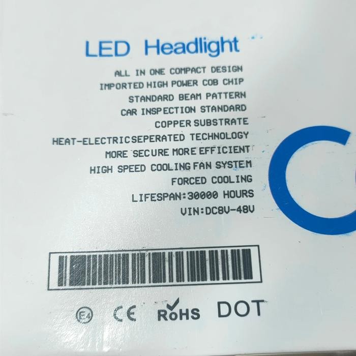 Lampu Depan Led H7 Motor Mobil 12 Volt Ninja 250 Fi Z250 R25