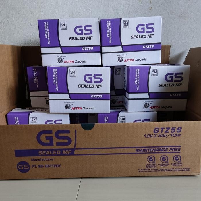 Aki Gs Astra Gtz5S Original