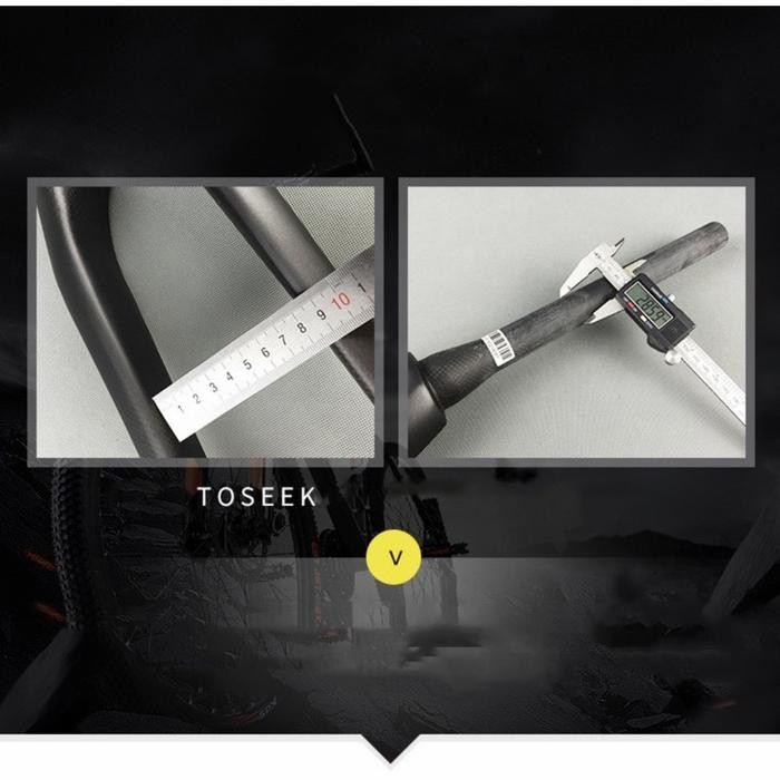 Toseek Carbon Garpu Depan Sepeda Hard Fork Rigid Disc Brake 26 Inch