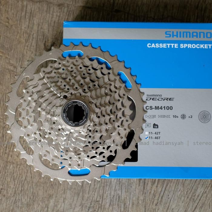 Bnib Sprocket Shimano Deore M4100 10 Speed 11-46T Sprocket 10Sp 11-46T