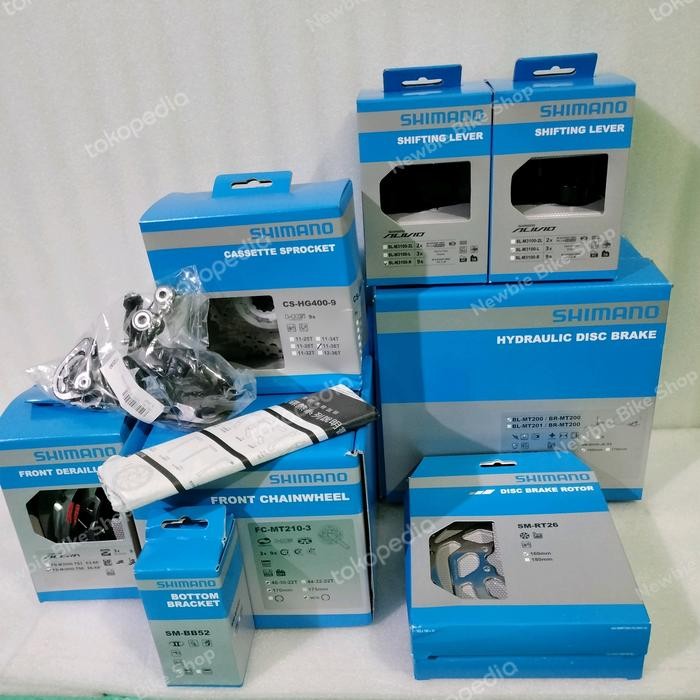 Groupset Shimano Alivio 9 Speed M 3100 9 Speed Group Set Sepeda Mtb