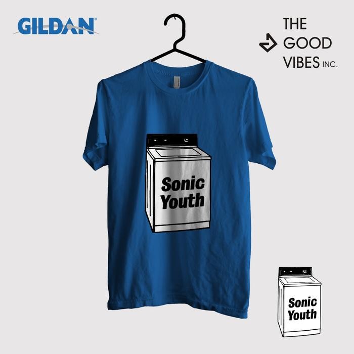 Kaos Band Sonic Youth Original Gildan - Washing Machine