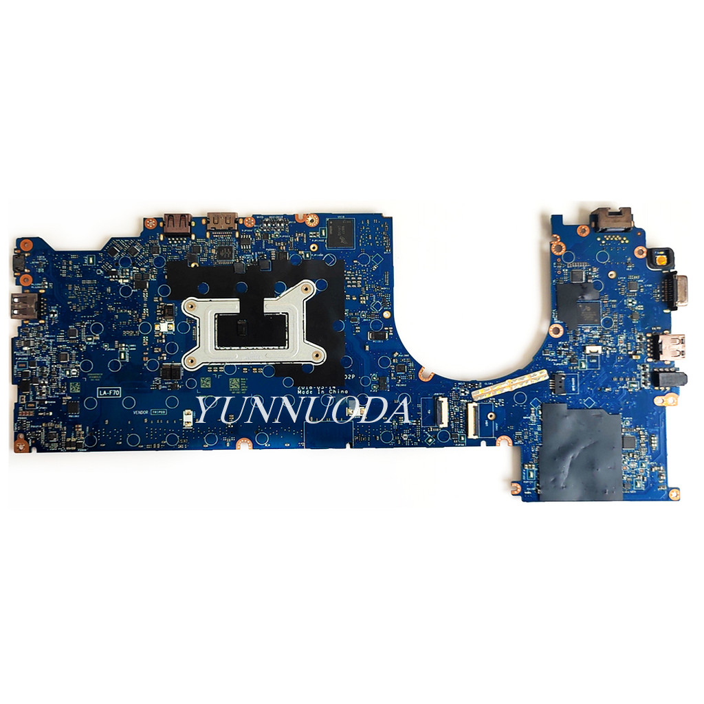 LA-F702P For DELL Latitude 14 5491 Laptop Motherboard With I5-8400H I7-8850H CPU 940MX 2G GPU 0TRCDC
