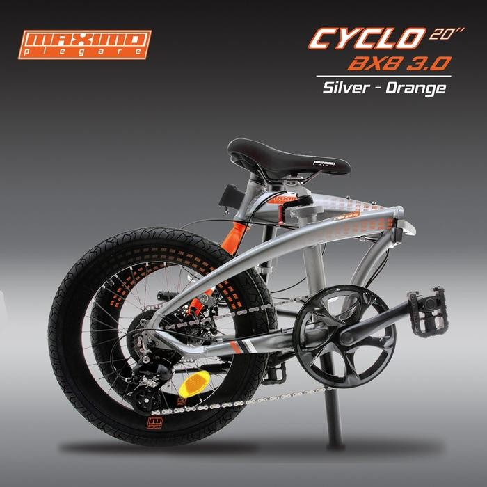 Sepeda Lipat Maximo Piegare 20 Inch Cyclo Bx8 3.0 Outdoor