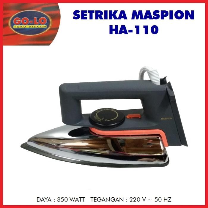 Setrika Maspion Ha-110/Setrika Listrik/Setrika Maspion